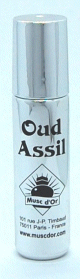 Parfum concentre sans alcool Musc d'Or "Oud Assil" (8 ml de luxe)