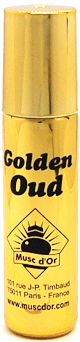 Parfum concentre sans alcool Musc d'Or "Golden Oud" (8 ml de luxe) - Mixte