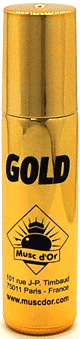 Parfum concentre sans alcool Musc d'Or "Gold" (8 ml de luxe) - Mixte