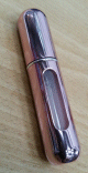 Mini-atomiseur de parfum pour Voyage - Bouteille vaporisateur vide en aluminium - Rose clair